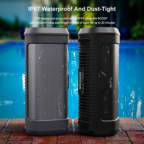 NYNE Boost Portable Waterproof Bluetooth Speakers with Premium Stereo