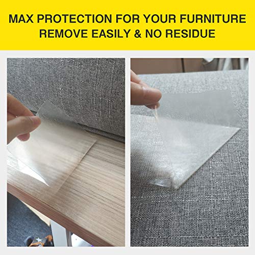 Kohree 8PCS Upgrade Anti Cat Scratch Tapes,XL Large (17" x 12") Cat Scratch Furniture Protector