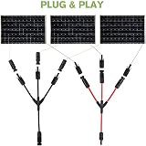 URAQT Solar Cable Y-Splitter 1to3 2Pcs 6mm² Parallel Adapter Y Cable view 5