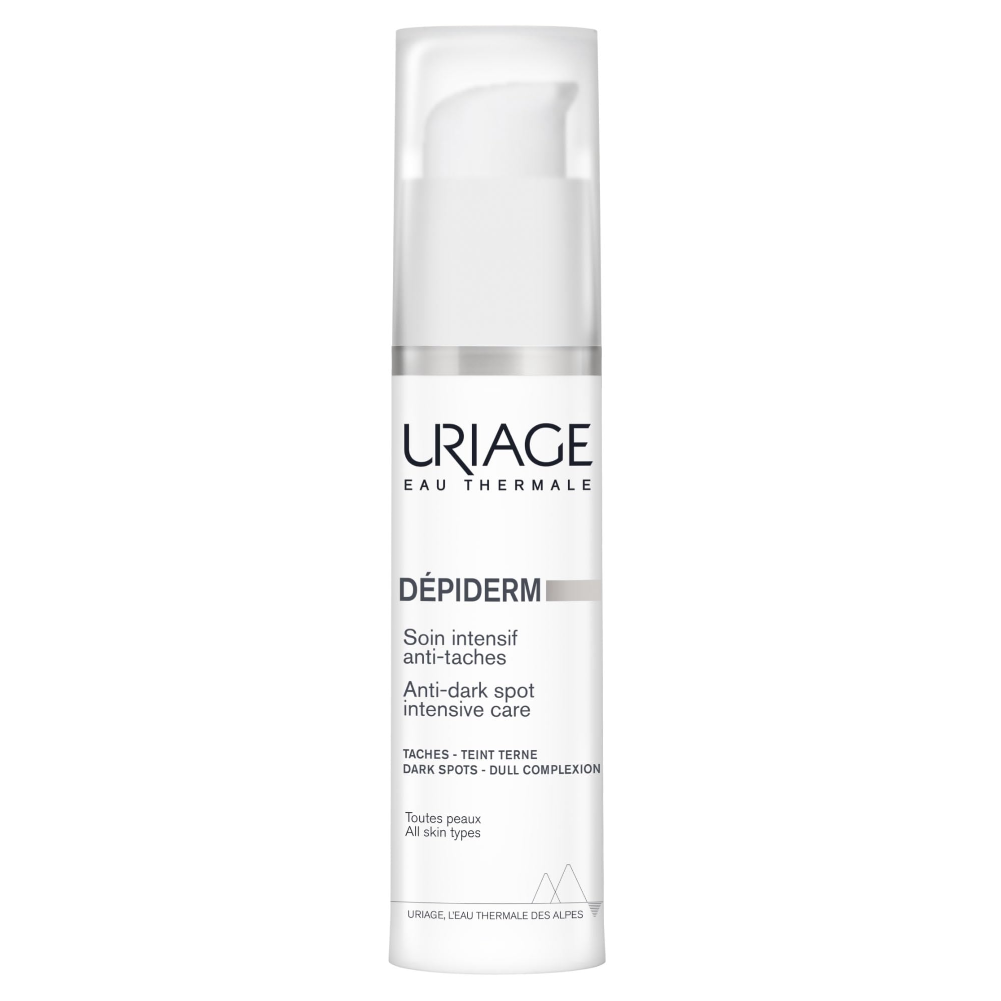 Uriage Dépiderm Intensive Anti Dark Spot Treatment 30 ml - Reduces Dark Spots & Promotes Even Skin Tone - Face Light Cream - Sensitive Skin - Clinical Results