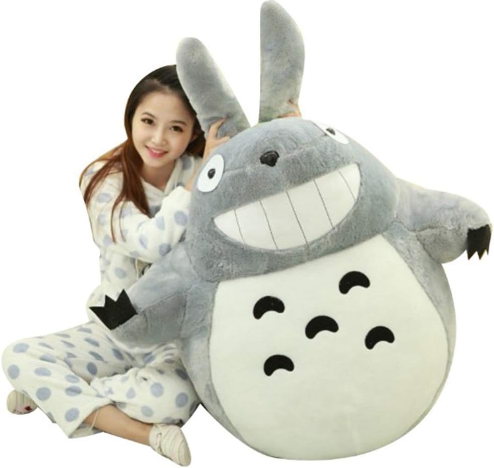 HMPSZ Studio Ghibli Totoro Plush Toy Soft Toys For Girls Cartoon Pillow Cushion Kawaii Plushies, Children's Birthday Gifts,40CM