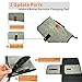 Homlynn Baby Portable Changing Pad, Diaper Bag Changing Pad Station, Machine-Washable Waterproof & Foldable for Anywhere Use(Grey)