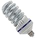 OUYIDE 250 Watt Equivalent, Spiral LED Corn Light Bulb e26/e27 Medium Base 5000K Daylight, Non-Dimmable, 30-Watt UL Listed