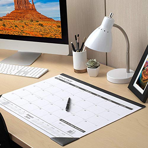 ATAGLANCE 2019 Desk Calendar, Desk Pad, 213/4" x 17", Standard, 2