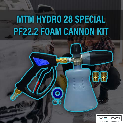 MTM Hydro 28 Special PF22.2 Foam Cannon Kit, Pressure Washer Car Wash