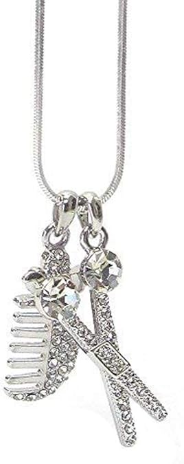 Amazon Com Lola Bella Gifts Crystal Hair Stylist Scissors Comb