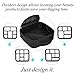 ibeacos Travel Makeup Bag Large Cute Cosmetic Bag for Women Leather Makeup Case Professional Cosmetic Train Case Organizer with Adjustable Dividers for Cosmetics Make Up Tools Toiletry Jewelry,Black