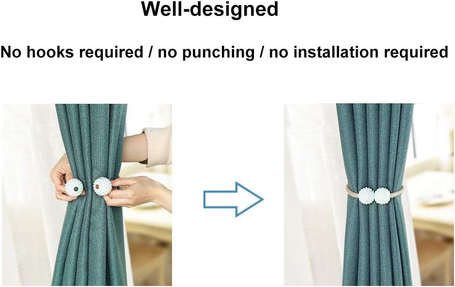 Magnetic Curtain Tie Backs - Image 4