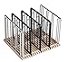 EVERIE Weight-Added Sous Vide Rack Divider for Sous Vide Even Heating, 5 Count Plastic Dividers and 2 Stainless Steel Sous Vide Weights, Black