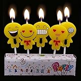 Ecape Birthday Candle Boxes Consist of 5 Someting like Pegman Candles for Kids Birthday Cake Decoration Pack of 1(Pegman)