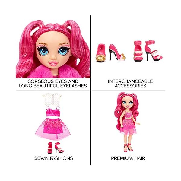 Rainbow-High-Fashion-Doll-Stella-Monroe-Pink-Themed-Doll-With-Luxury-Outfits-Accessories-Fashion-Doll-Stand-Rainbow-High-Series-2-Ideal-Gift-For-Girls-Age-6 Rainbow High Fashion Doll - Stella Monroe - Pink Themed Doll With Luxury Outfits, Accessories & Fashion Doll Stand…