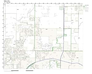 Amazon.com: ZIP Code Wall Map of Erie, CO ZIP Code Map Not Laminated