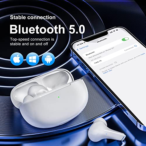 Wireless Earbuds，BLZK TWS78 [ Louder 13mm Speaker ] Immersive Bass