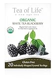Tea Of Life Organic White Tea, Blackberry, 20 Count