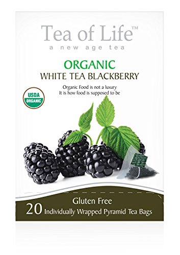 Tea Of Life Organic White Tea, Blackberry, 20 Count