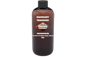 VIRGINIA CANDLE SUPPLY Mahogany Teakwood Type Fragrance Oil (Our Version of The Brand Name) (16 oz Bottle) for Candle Making, Soap Making, Tart Making, Room Sprays, Lotions, Car Fresheners, Slime, Bath Bombs, Warmers……
