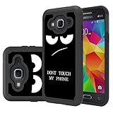 Galaxy J3V Case, J3 Case, J36V Case, Skmy Shockproof Impact Hybrid Dual Layer Defender Protective Cover Rugged Armor Case for Samsung Galaxy Sol/Sky, Amp Prime, Express Prime (My Phone)