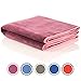 Microfiber Sports and Non Slip Hot Yoga Mat Towel - Quick Dry, Soft and Absorbent Gym Towels - Camping, Fitness, Workout, Pilates, Travel or Beach (Purple S)