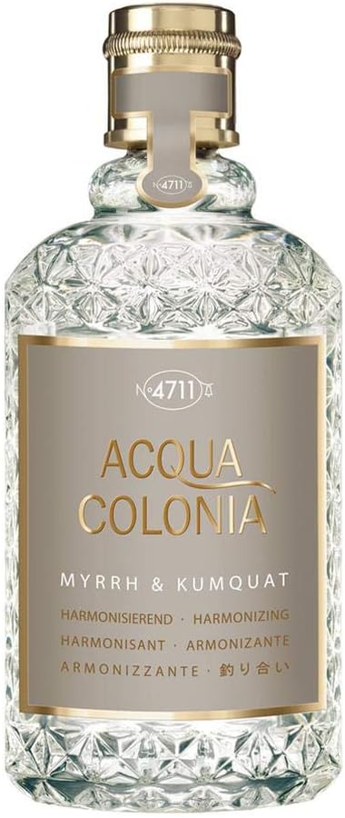 4711 Acqua Colonia Myrrh & Kumquat Eau de Cologne 170ml, Transparent, 170 ml (Pack of 1)