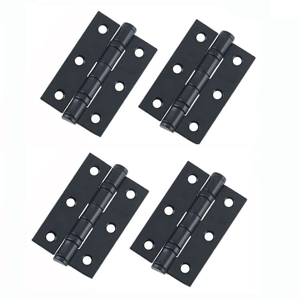HANDLESTORE – 2 Pairs of 3 Inch Ball Bearing Hinges – Heavy Duty Door Hinges with Screws