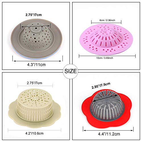Plastic Pouring Strainers,Flower Acrylic Paint Strainers,Silicone Kitchen Sink Drain Basket for Painting Pouring Supplies and Creating Unique Patterns and Designs - Thumbnail 4