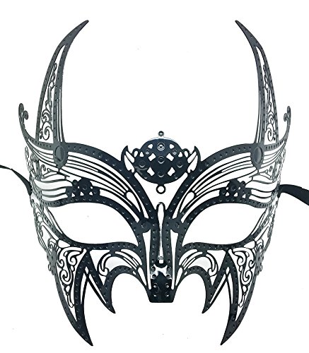New Wolverine Men's Mask Laser Cut Venetian Halloween Masquerade Mask Costume Extravagant Inspire Design - Black