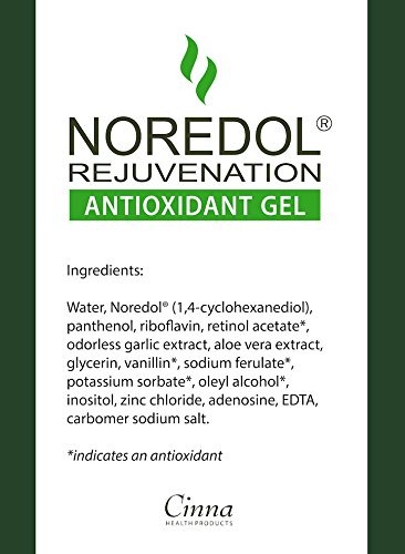 Noredol Redness Relief Rejuvenation Antioxidant Gel 1oz