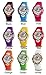 Pasnew LED Waterproof 100m Sports Digital Watch for Children Girls Boys (Purple)