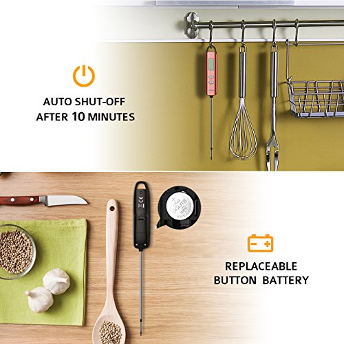 image for Meat Thermometer, Topelek Digital Cooking Thermometer, Super Long Prob