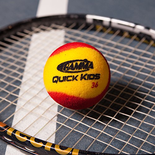 Gamma Sports Quick Kids 36 Foam Low Bounce Training and Practice Tennis