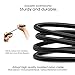 iphone Cable, Pecosso Lightning Cable : 3 Pack (10ft/6ft/3ft) Lightning to USB Fast Charging Cable, Nylon Braided Sync Cord Combination for iPhone 7/7plus/6s/6s plus/6/5s/iPad/iPod/Beats Pill - Black