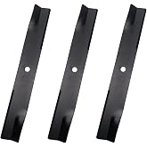 Apeixoto 3PCS 783753 Blades Fit for 52 inch Lawn Mower Blades Hustler Fasttrack, Z, Mini Z, Super Mini Z, Super Z and Raptor with 52'' Deck Replace OE 795526, 603995, 783753, 787721, 30227-52X