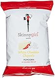 Skinny Girl, Bagged Salty Snacks, (Pack of 3) (Choose Flavors and Types Below) (Popcorn White Cheddar Chipotle)