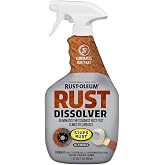 Rust-Oleum Rust Dissolver Spray Gel, 32 oz | Heavy-duty corrosion remover for metal tools, cars, bikes, grills &amp; bolts
