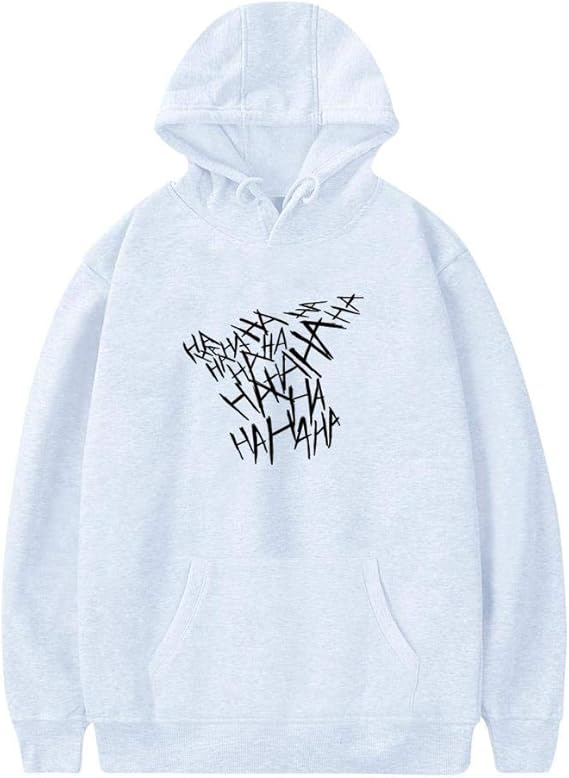 Amazon Cjnn1 Haha パーカー ヒップホップ 長袖tシャツ 日常着や仕事に適しています さまざまな色から選択 ユニセックス Whites トレーナー パーカー 通販