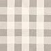 Gray and Cream Buffalo Check Deluxe Flannel Changing Pad Cover - Buffalo Check Print Cotton Flannel, Cream, Gray, Fully Elasticized, 6 in Deep Pockets, Fits Standard Changing Pad 16 in x 32 in