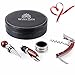 WineZen Premium 4-piece Wine Accessory Set Rose Wood in Elegant Black Leather Case. Accessories include Corkscrew, Drip Ring, Wine Pourer and Stopper makes Perfect Home & Corporate gift