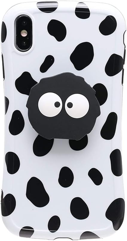 Amazon Onlyou 牛柄グリップ付きケース シリコン 動物柄 アニマル柄 スマホグリップ グリップトック 韓国 シンプル 個性的 トレンド ケース 可愛い おしゃれ Iphoneケース Iphone7 Iphone8 Iphonese2 Iphonex Iphonexs Iphonexr Iphonexsmax Iphone11 Iphone11pro