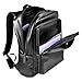 Vbiger Updated Version Casual Fashion Backpack for Businessmen, Preppy Style Schoolbag Travelling Bag Shoulder Bag (Black 2)
