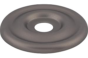 Top Knobs TK890AG, Brixton Backplate 1 3/8 Inch - Ash Gray
