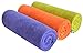 SINLAND Microfiber Gym Towels Sports Fitness Workout Sweat Towel Super Soft and Absorbent 3 Pack 16 Inch X 32 Inch