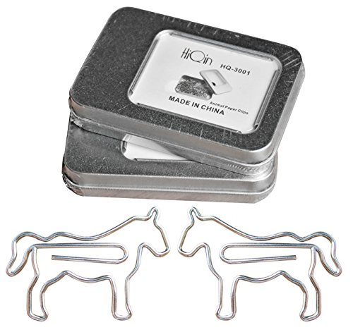 Cute horse shaped paper clips bookmarks (2 boxes) - off…