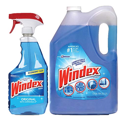 image for Windex Value Pack Original Ammonia Formula Glass & Surface Cleaner Set
