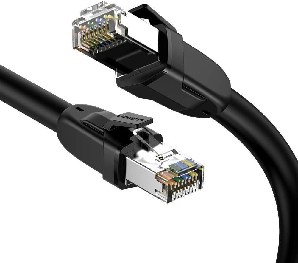 UGREEN Cat 8 Câble RJ45 Réseau Haut Débit 25Gbps 2000MHz SFTP (2M) Amazon.fr Hightech UGREEN Cat 8 Câble RJ45 Réseau Haut Débit 25Gbps 2000MHz SFTP (2M) Amazon.fr Hightech