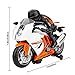 GPTOYS Motorcycle Toddler Toy Car for 2 3 4 5 Year Old Boys Girls Birthday Gift Preschool Games, Bump and Go Action Car with Light & Music