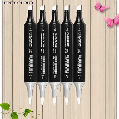 6 pcs FINECOLOUR Dual Tips Colorless Blender Art Marker