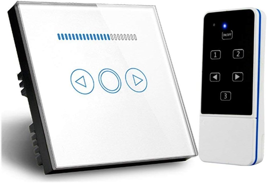 Touch Dimmer Switch UK Standard Crystal Touch Glass Remote Control
