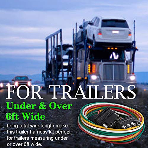 6ft Flat 4 Wire Harnes Extension - Fuse & Wiring Diagram