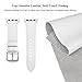 SWEES Genuine Leather Band Compatible iWatch Apple Watch 38mm Series 3, Series 2, Series 1, Sports & Edition for Women, Small Replacement Designer Design Dressy Accessories