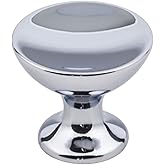 Jeffrey Alexander 667L-PC Rae Collection Knob, Polished Chrome